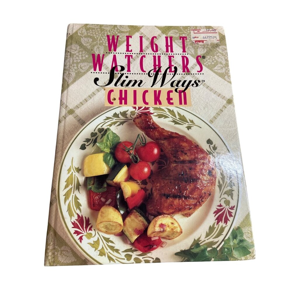 Weight Watchers Slim Ways Chicken Cookbook Spiral Bound 1995  Diet Cookbook